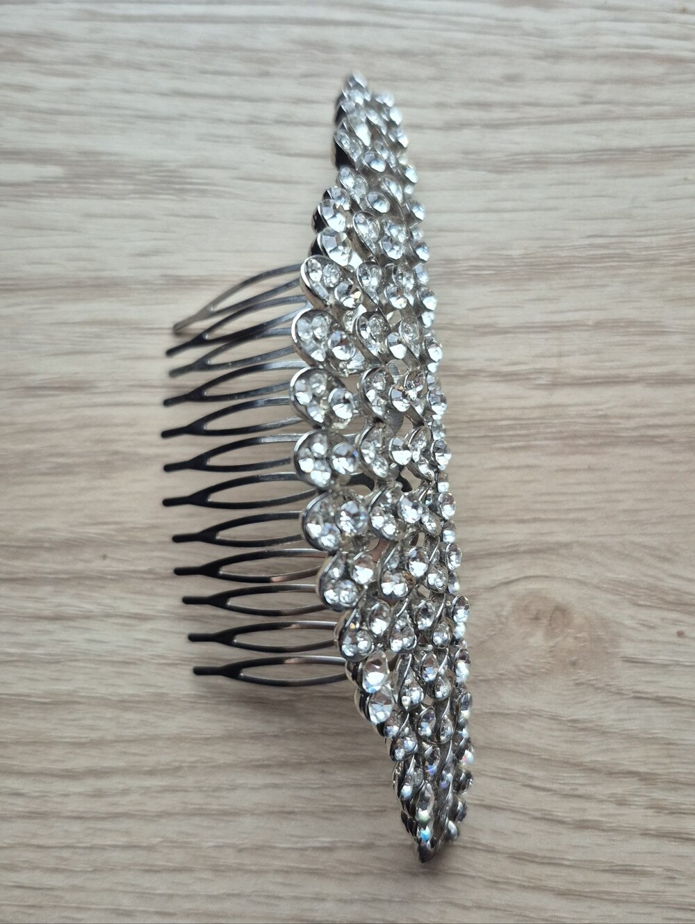 Crystal Leaf Branch Bridal Bride Bridesmaid Hair Comb
